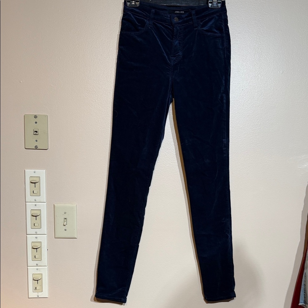 J Brand Women's Dark blue velvet Jeans